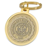 Gold ECSU Vikings Split-Wire Key Ring