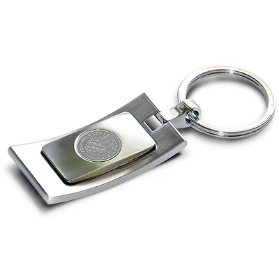 Silver Saint Rose Golden Knights Key Ring