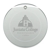 Juniata Eagles 3'' Round Glass Ornament