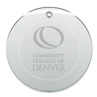 CCD CityHawks 3'' Round Glass Ornament