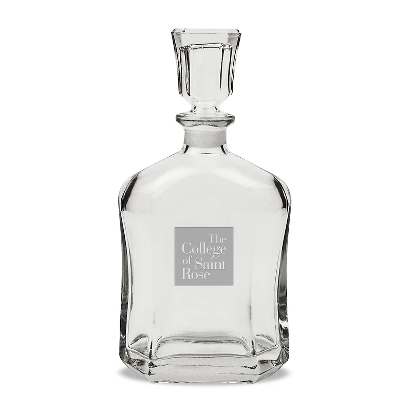 Saint Rose Golden Knights 23.75oz. Crystal Whisky Decanter