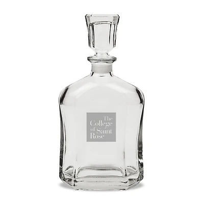 Saint Rose Golden Knights 23.75oz. Crystal Whisky Decanter