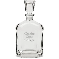 Granite State College 23.75oz. Crystal Whisky Decanter