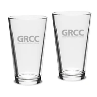Grand Rapids Raiders 16oz. 2-Piece Classic Pub Glass Set