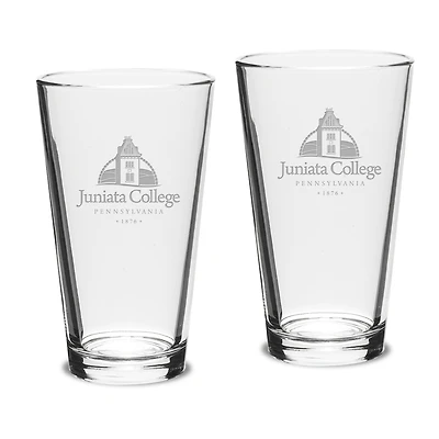 Juniata Eagles 16oz. 2-Piece Classic Pub Glass Set
