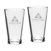 Juniata Eagles 16oz. 2-Piece Classic Pub Glass Set