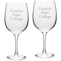Granite State College 19oz. 2-Piece Traditional Robusto Red Wine Table Glass Set