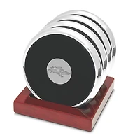 Silver MSU Denver Roadrunners 4-Piece Coaster Set