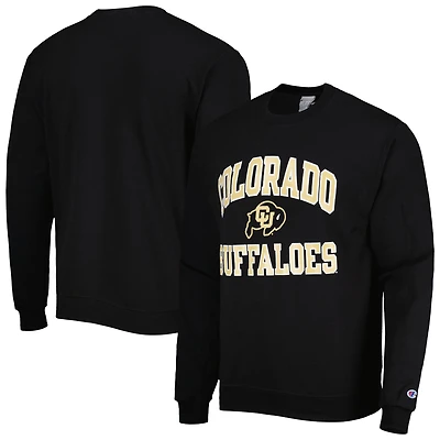 Men's Champion Black Colorado Buffaloes High Motor Pullover Sweatshirt