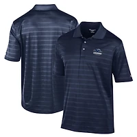 Men's Champion Blue Longwood Lancers Relaxed Fit Textured Solid Polo