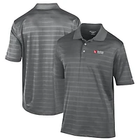 Men's Champion Gray Berklee College of Music Relaxed Fit Textured Solid Polo