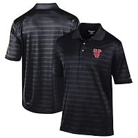Men's Champion Black Tampa Spartans Relaxed Fit Textured Solid Polo