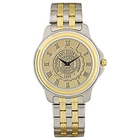 Men's Gold ECSU Vikings Two-Tone Medallion Wristwatch