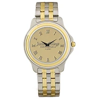 Men's Gold Juniata Eagles Two-Tone Medallion Wristwatch