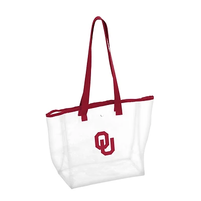 Oklahoma Sooners Stadium Clear Tote Bag