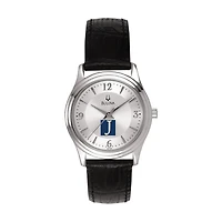 Women's Bulova Silver Juniata Eagles Leather Watch