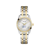Women's Bulova Silver Central Ohio Technical College Classic Two-Tone Round Watch
