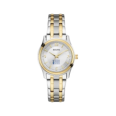 Women's Bulova Silver Central Ohio Technical College Classic Two-Tone Round Watch