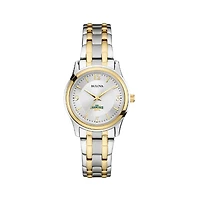 Women's Bulova Silver San Francisco Dons Classic Two-Tone Round Watch