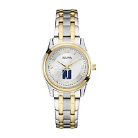 Women's Bulova Silver Juniata Eagles Classic Two-Tone Round Watch