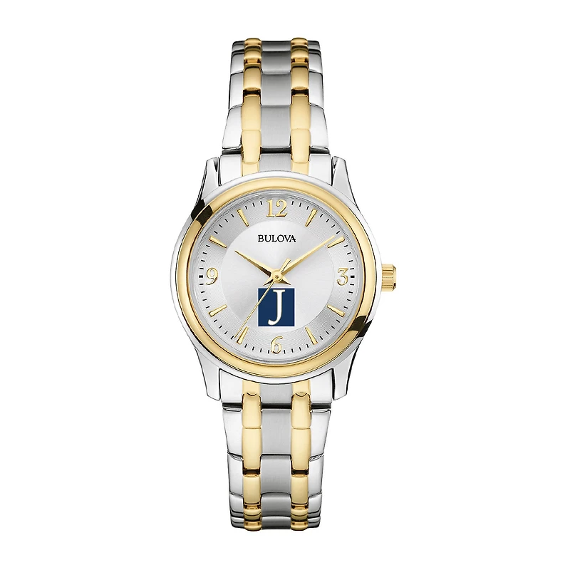 Women's Bulova Silver Juniata Eagles Classic Two-Tone Round Watch