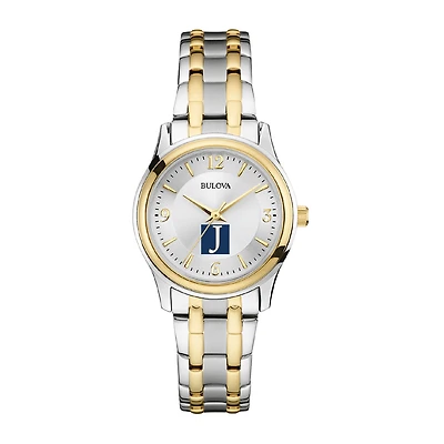 Women's Bulova Silver Juniata Eagles Classic Two-Tone Round Watch