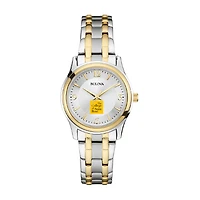 Women's Bulova Silver Saint Rose Golden Knights Classic Two-Tone Round Watch