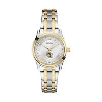 Women's Bulova Silver CU Denver Lynx Classic Two-Tone Round Watch