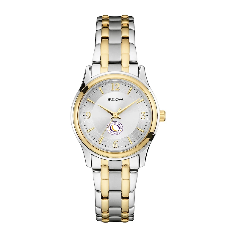 Women's Bulova Silver CCD CityHawks Classic Two-Tone Round Watch