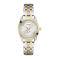 Women's Bulova Silver CCD CityHawks Classic Two-Tone Round Watch