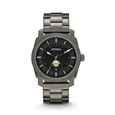 Fossil Golden West College Machine Smoke Stainless Steel Watch