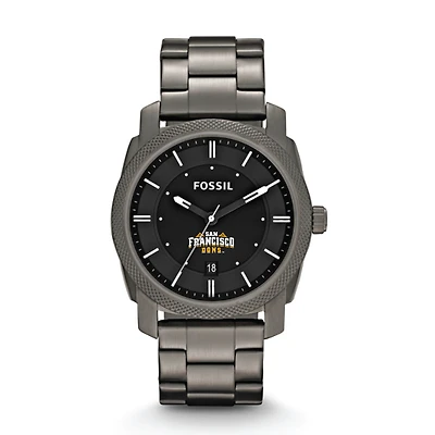 Fossil San Francisco Dons Machine Smoke Stainless Steel Watch