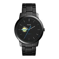 Fossil Black Golden West College The Minimalist Slim Stainless Steel Watch