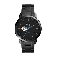 Fossil Black CCD CityHawks The Minimalist Slim Stainless Steel Watch