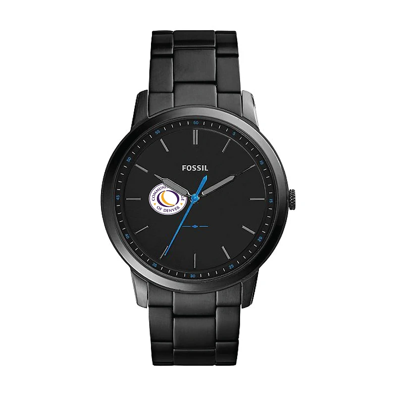 Fossil Black CCD CityHawks The Minimalist Slim Stainless Steel Watch