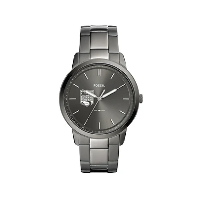 Fossil Endicott College The Minimalist Three-Hand Smoke Watch