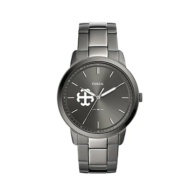 Fossil Saint Mary's Belles The Minimalist Three-Hand Smoke Watch