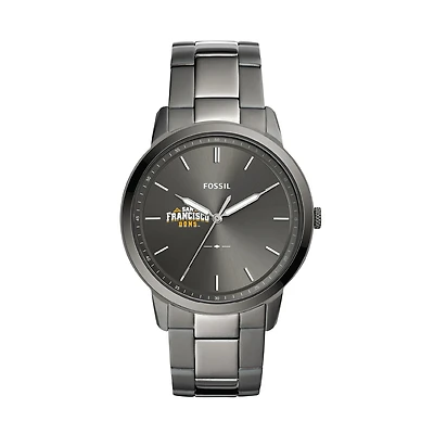 Fossil San Francisco Dons The Minimalist Three-Hand Smoke Watch