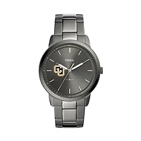Fossil CU Denver Lynx The Minimalist Three-Hand Smoke Watch