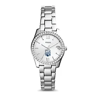 Women's Fossil Silver Endicott College Scarlette Mini Three-Hand Date Watch