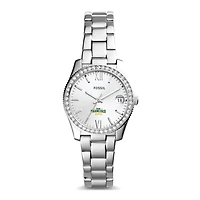 Women's Fossil Silver San Francisco Dons Scarlette Mini Three-Hand Date Watch