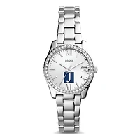 Women's Fossil Silver Juniata Eagles Scarlette Mini Three-Hand Date Watch