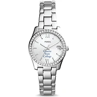 Women's Fossil Silver Granite State College Scarlette Mini Three-Hand Date Watch