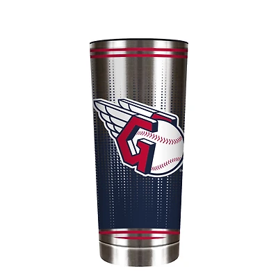 Cleveland Guardians Team Logo 18oz. Personalized Roadie Tumbler