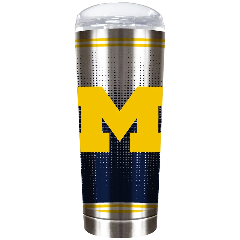 Michigan Wolverines Team Logo 18oz. Personalized Roadie Tumbler