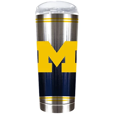Michigan Wolverines Team Logo 18oz. Personalized Roadie Tumbler
