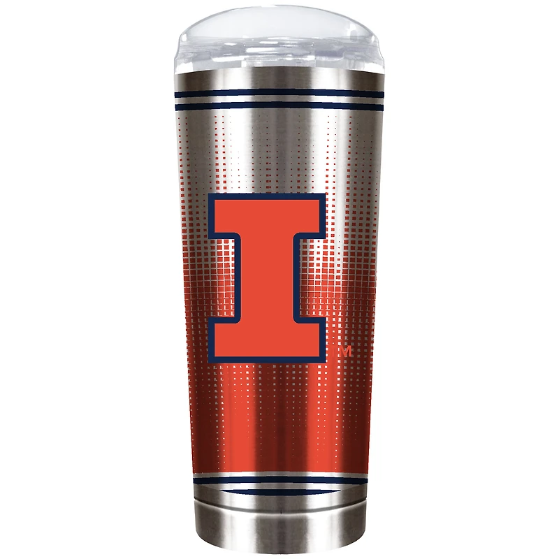 Illinois Fighting Illini Team Logo 18oz. Personalized Roadie Tumbler