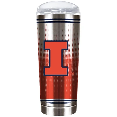 Illinois Fighting Illini Team Logo 18oz. Personalized Roadie Tumbler
