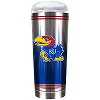 Kansas Jayhawks Team Logo 18oz. Personalized Roadie Tumbler