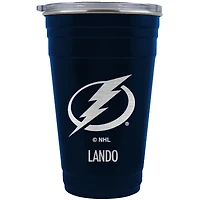 Tampa Bay Lightning Team Logo 22oz. Personalized Tailgater Travel Tumbler